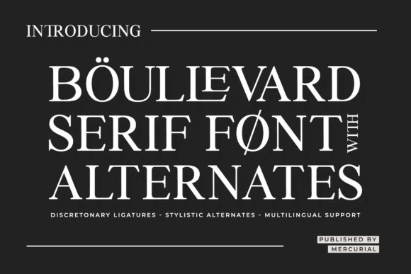 Boullevard Font - Preview 1