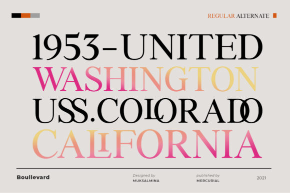 Boullevard Font - Preview 2