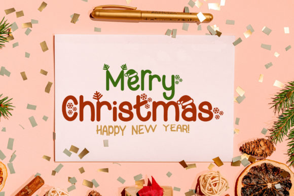 Chilly Christmas Font - Preview 1