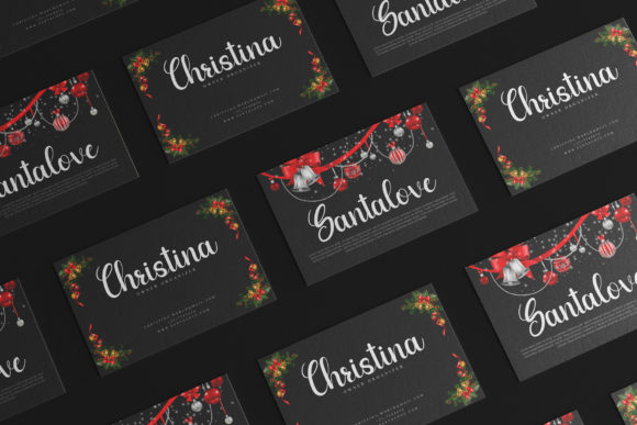 Christmas Romantic Font - Preview 3
