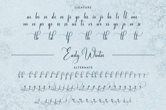 Early Winter Font - Preview 5