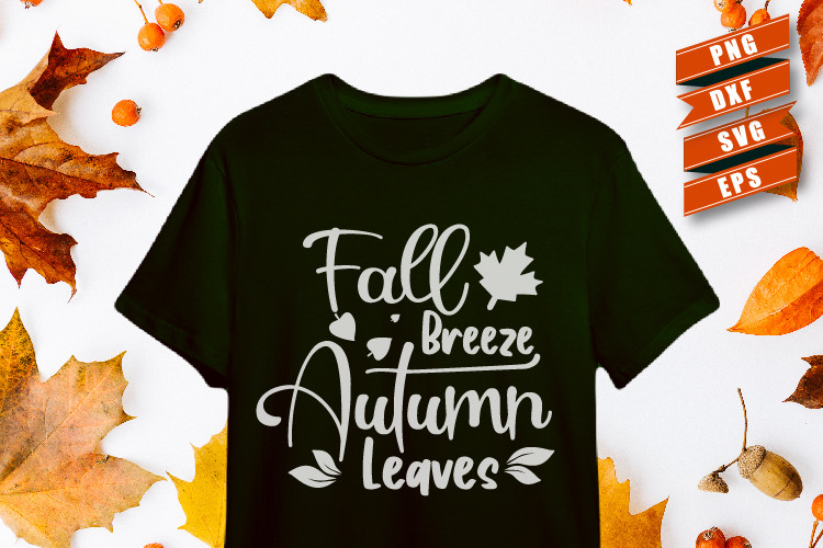 Fall Breeze Autumn Leaves | Fall SVG Graphic by vectoryzen · Creative ...