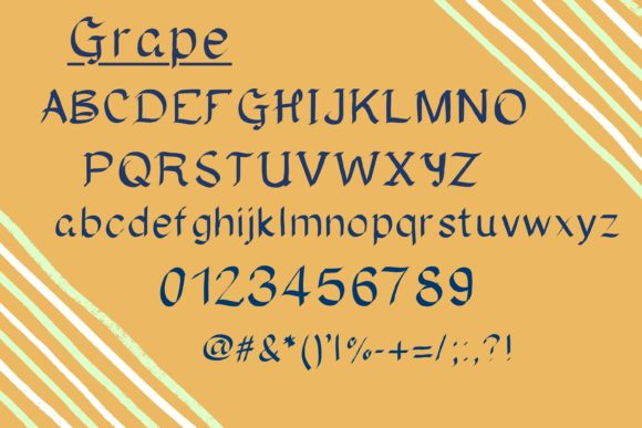 Grape Font - Preview 5