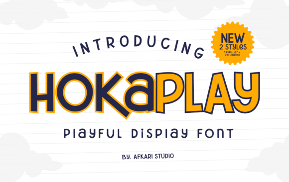 Hokaplay Font PNG with transparent background - Preview 1