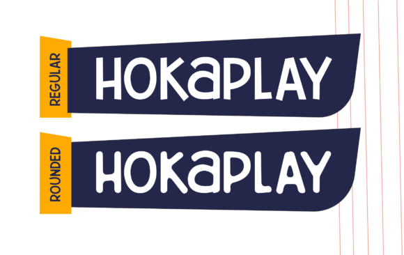 Hokaplay Font PNG with transparent background - Preview 3