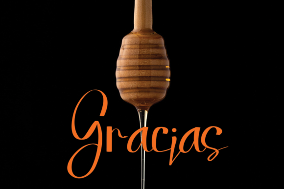 Honey Jar Font PNG with transparent background - Preview 3
