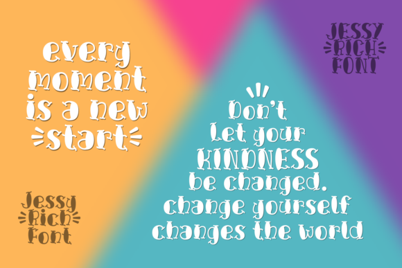 Jessy Rich Font PNG with transparent background - Preview 4