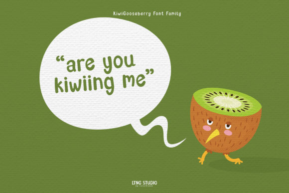 Kiwi Gooseberry Font - Preview 1