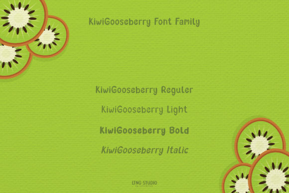 Kiwi Gooseberry Font - Preview 3