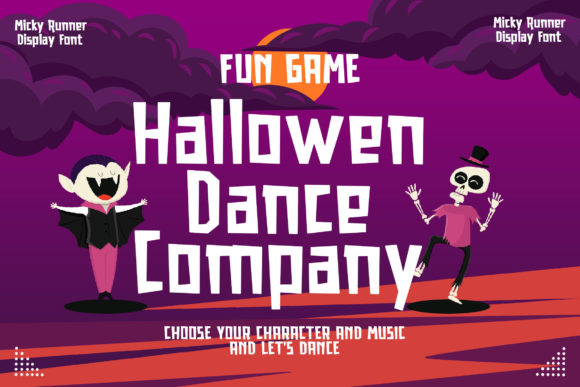 Micky Runner Font PNG with transparent background - Preview 3