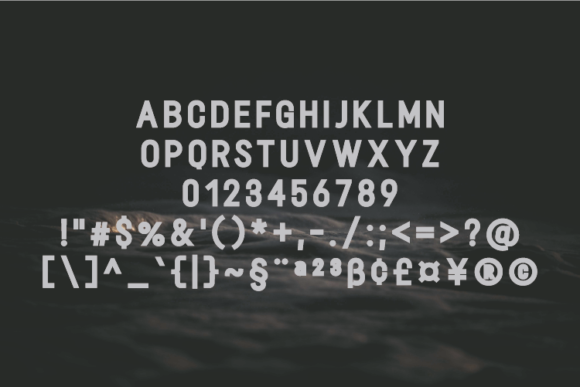 Modefun Font PNG with transparent background - Preview 1