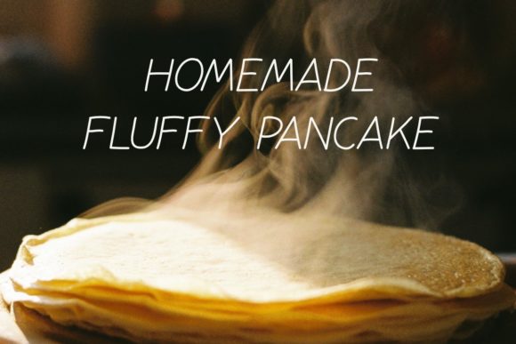 Pancakes Font PNG with transparent background - Preview 1