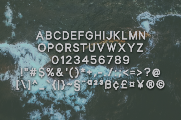 Phoetien Font PNG with transparent background - Preview 1