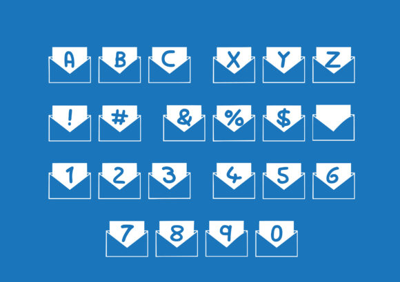 Play Letter Font PNG with transparent background - Preview 1