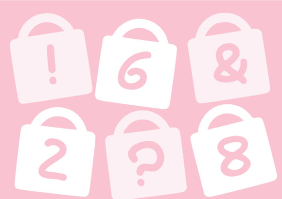 Play Shopping Bag Font PNG with transparent background - Preview 2