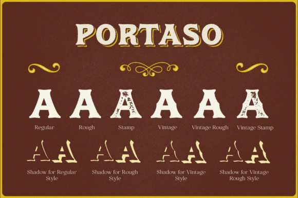 Portaso Font PNG with transparent background - Preview 2