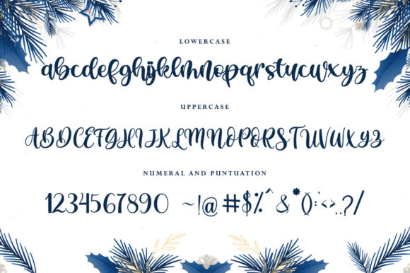 Rosbella Font PNG with transparent background - Preview 4