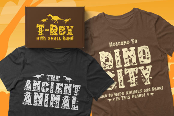Saurus Font PNG with transparent background - Preview 2