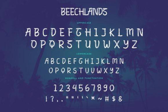 Beechlands Font - Preview 2