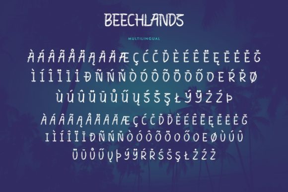 Beechlands Font - Preview 5