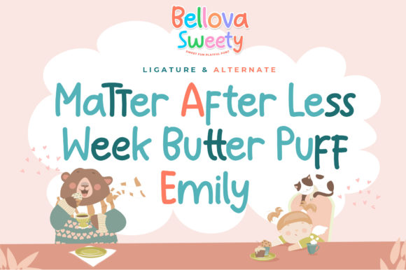 Bellova Sweety Font - Preview 6