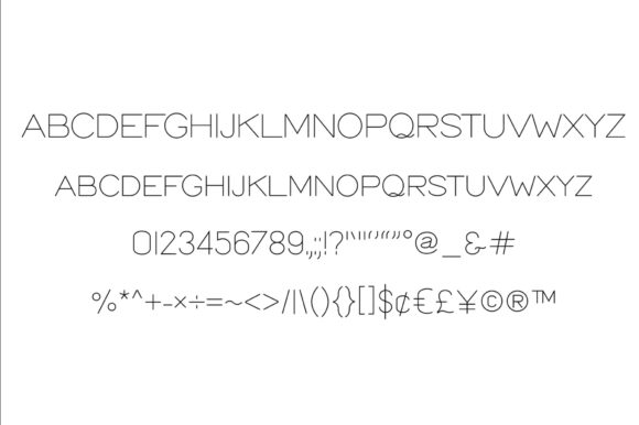 Chateau Light Font - Preview 3