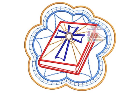 Christian Design: Cross and Bible