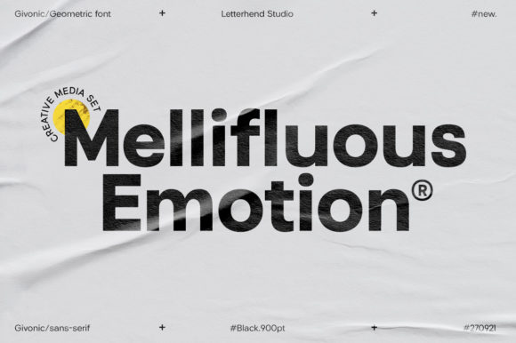 Givonic Font PNG with transparent background - Preview 4