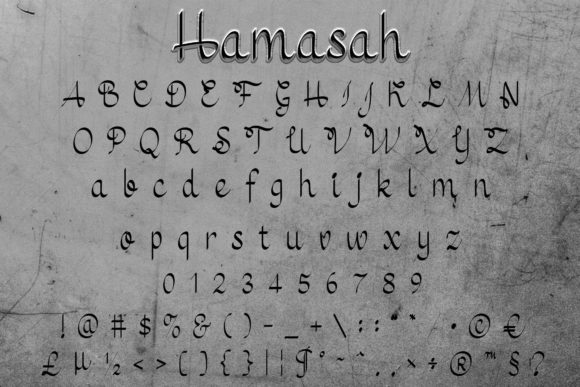 Hamasah Font - Preview 2