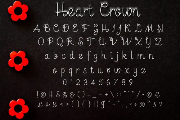 Heart Crown Font - Preview 3