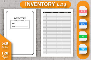 Inventory Log Book - KDP Graphic by KDP Unique · Creative Fabrica