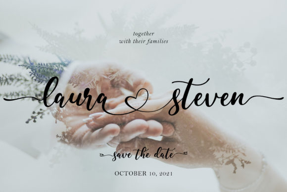 Margot Love Font font preview - 1