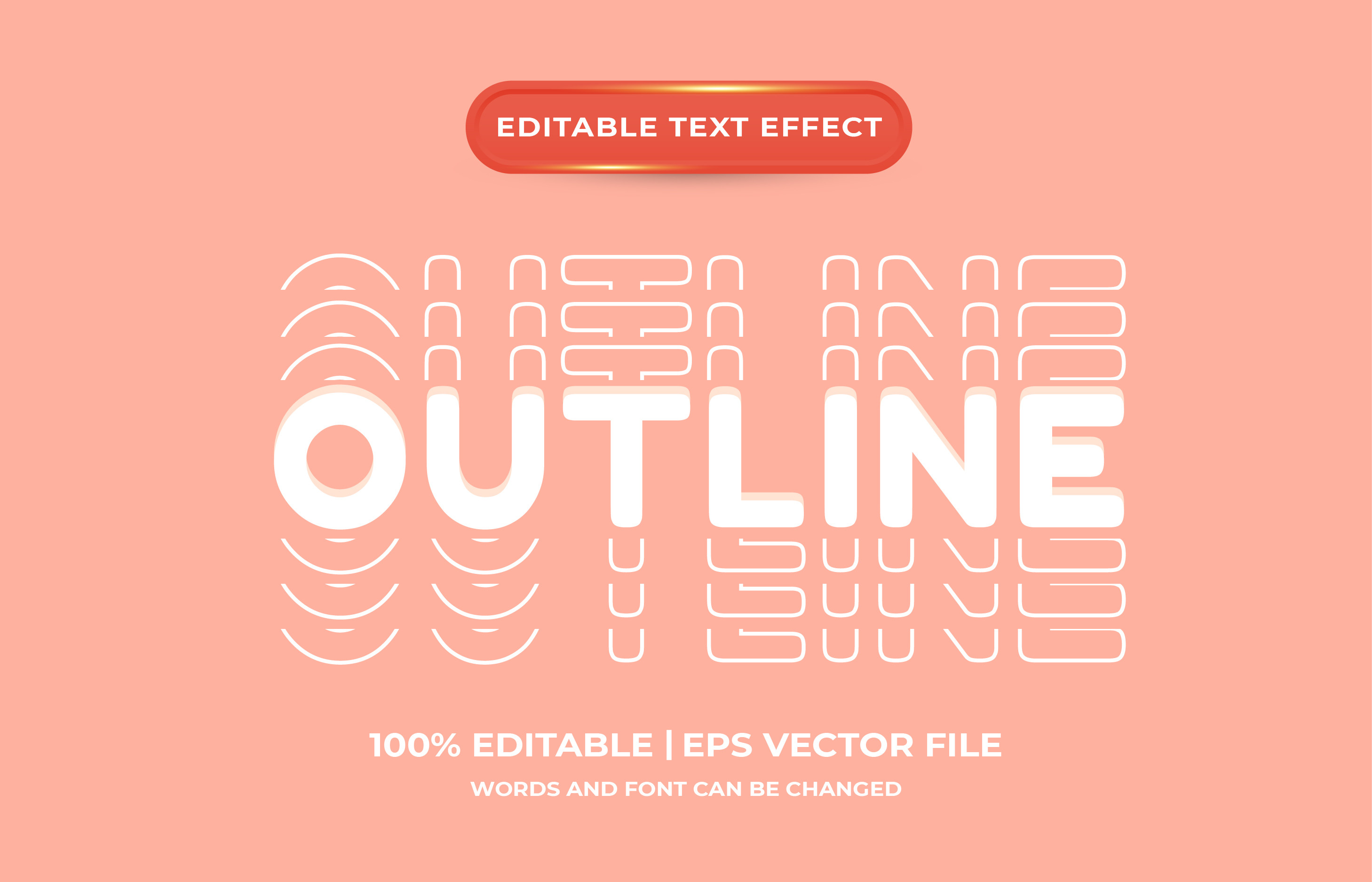 Outline Text Effect Graphic by Brainwave preview