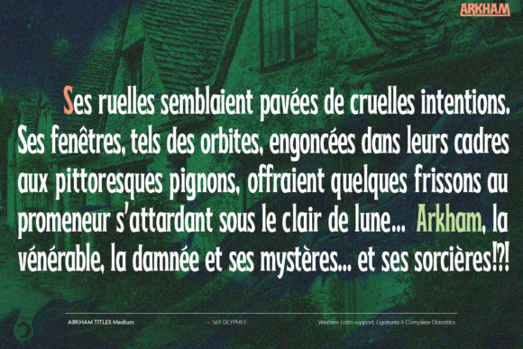 Arkham Font - Preview 5