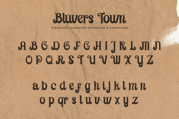Bluvers Town Font - Preview 6