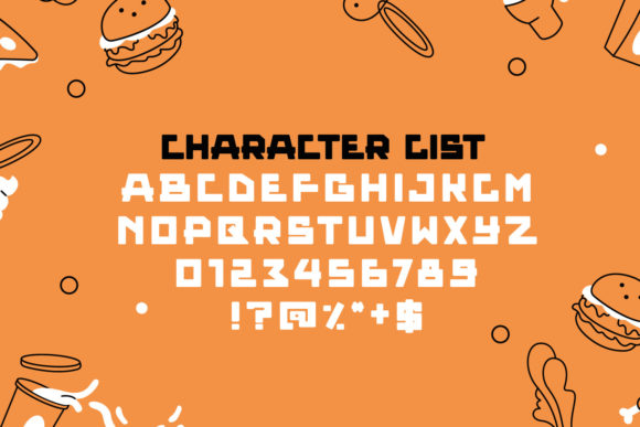 Break Fast Font - Preview 2