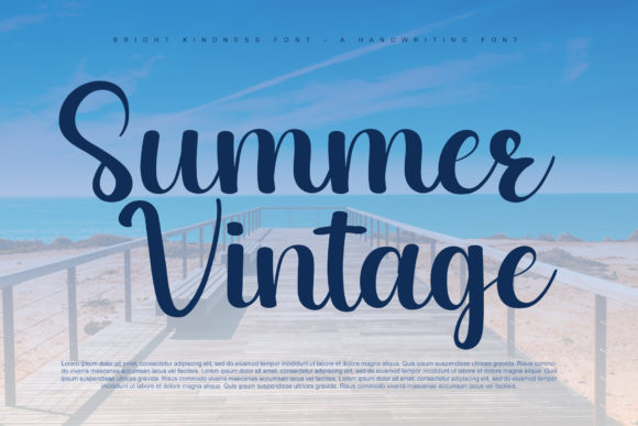 Bright Kindness Font - Preview 1