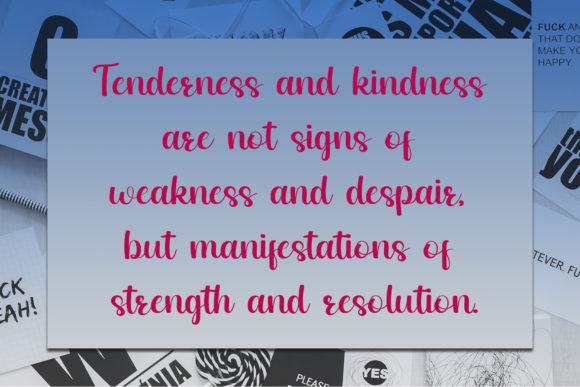 Bright Kindness Font - Preview 2