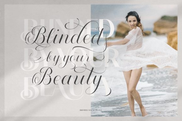 Broted Young Plant Font - Preview 1