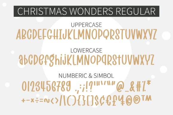 Christmas Wonders Font - Preview 1