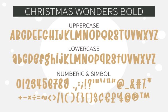 Christmas Wonders Font - Preview 2