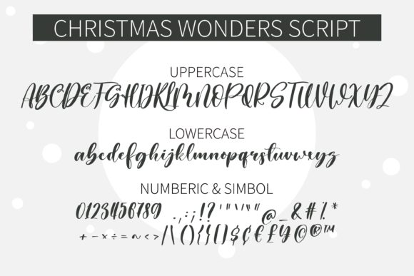 Christmas Wonders Font - Preview 4