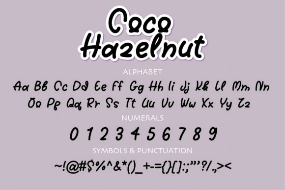Coco Hazelnut Font - Preview 1
