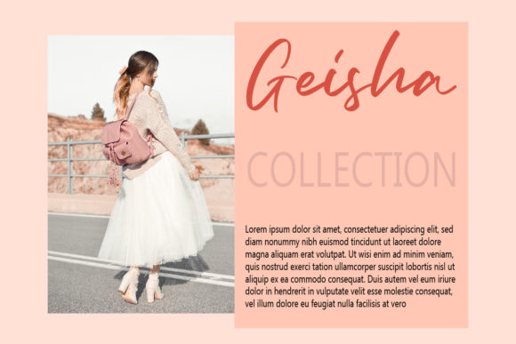 Honey Peach Font PNG with transparent background - Preview 3