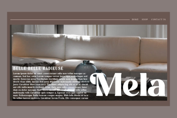 Madela Font PNG with transparent background - Preview 1