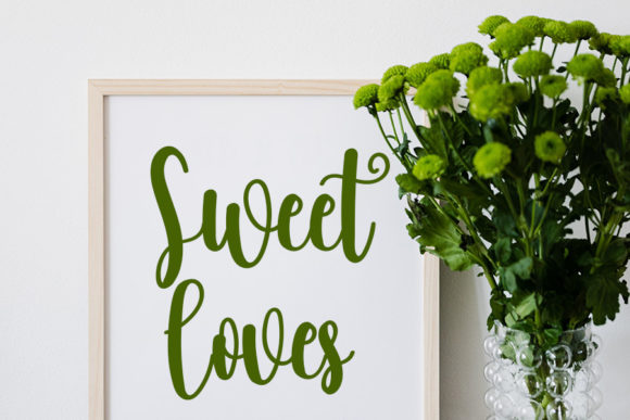 Mint Candy Font PNG with transparent background - Preview 3