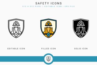 Safety Icons Set Graphic by Liara Studio · Creative Fabrica