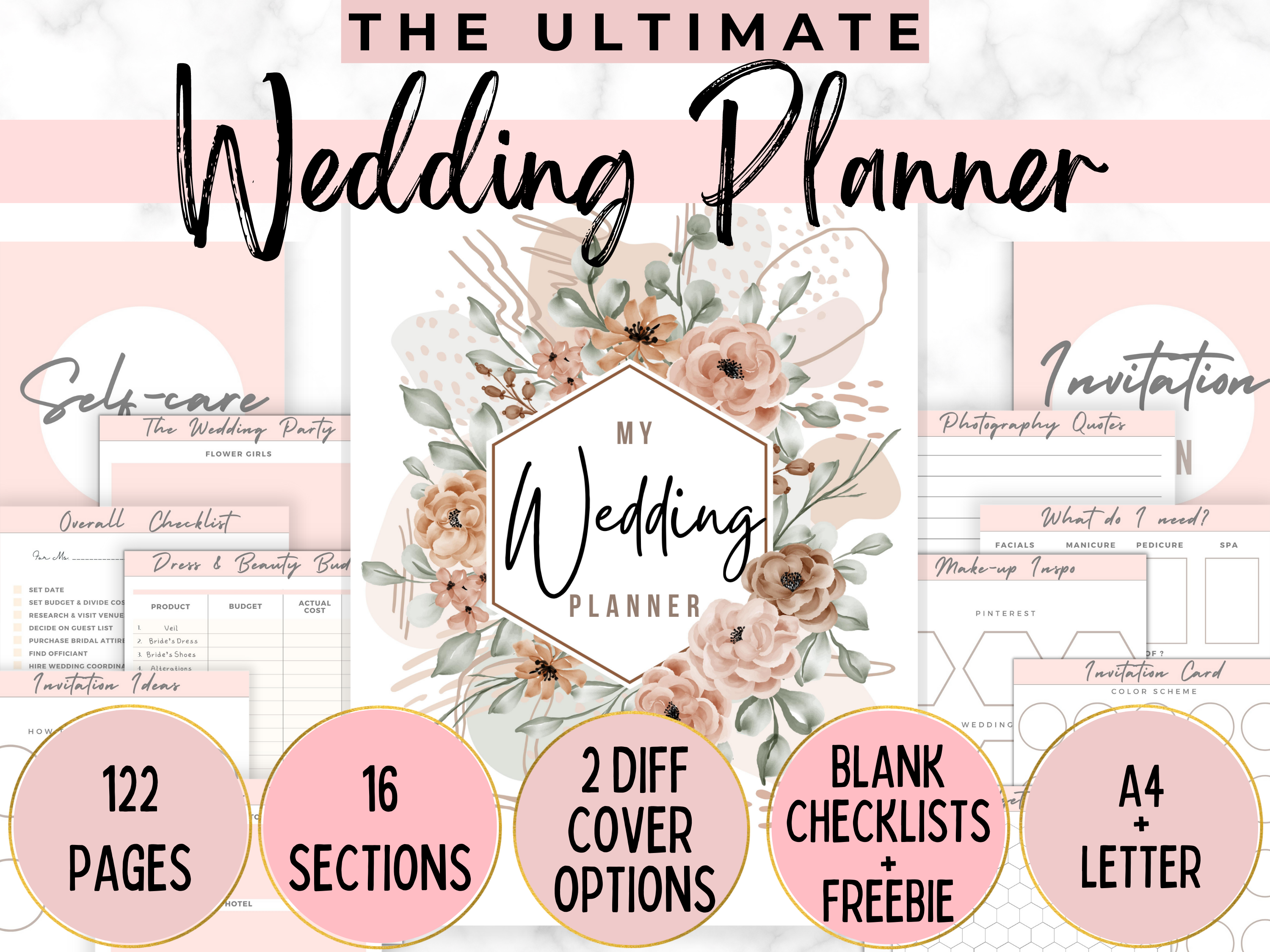 Wedding Planner Printable Wedding Binder