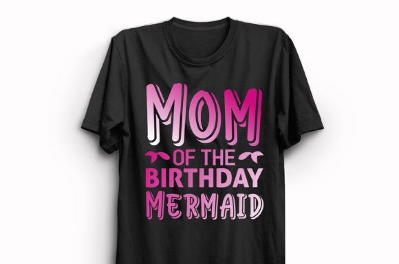 New Trendy Mermaid T-Shirt Design 15 Graphic Print Templates By KIT CRAFT