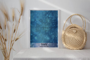 York UK Christmas Map